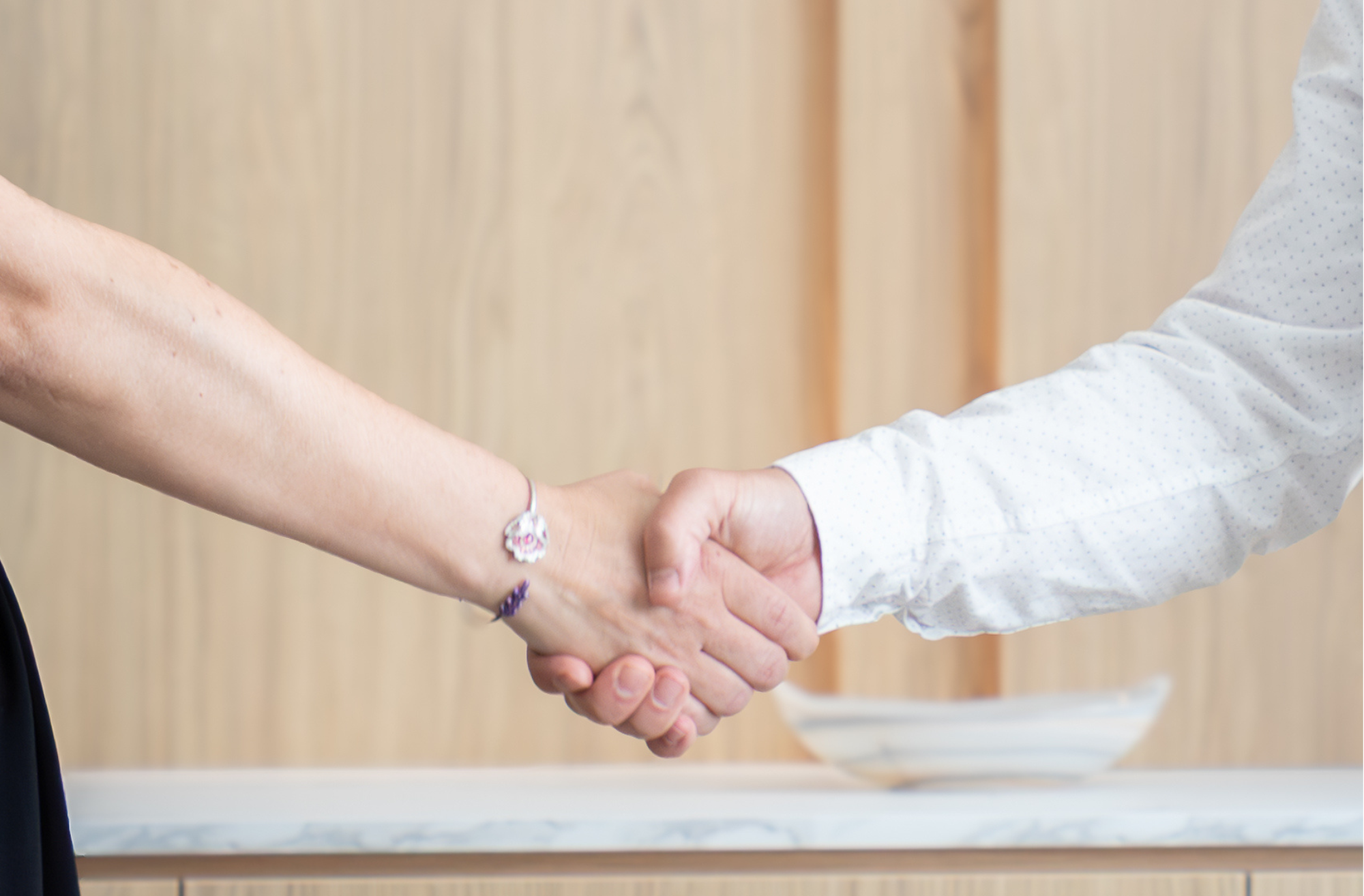 shaking hands